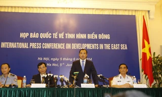 Quang cảnh buổi họp báo. Ảnh: Như Ý.