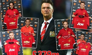 Van Gaal và siêu đội hình trị giá 379 triệu bảng
