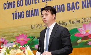 Ông Trần Quân (trái) làm Tổng Giám đốc Kho bạc Nhà nước từ ngày 6/8.