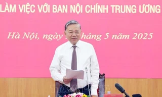 Tổng Bí thư Tô Lâm chủ trì làm việc với Ban Nội chính Trung ương 