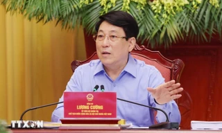 Chủ tịch nước Lương Cường làm việc với Tỉnh ủy Quảng Ninh