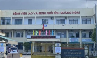 Bệnh viện Lao và Bệnh Phổi tỉnh Quảng Ngãi, nơi điều trị bệnh nhân COVID-19 nặng và nguy kịch