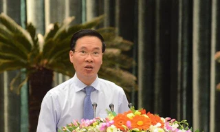 Điểm cầu tiếp xúc cử tri tại Thành ủy Đà Nẵng