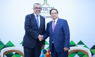  Thủ tướng Phạm Minh Chính tiếp Tổng Giám đốc WHO Tedros Adhanom Ghebreyesus. Ảnh: VGP