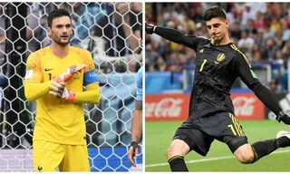 Rất khó để các thủ môn như Courtois hay Lloris phải vào lưới nhặt bóng trong hiệp 1 trận Pháp – Bỉ