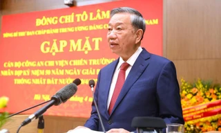 Tổng Bí thư Tô Lâm gặp mặt cán bộ Công an chi viện chiến trường miền Nam