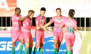 Đồng Tháp sớm nói lời chia tay V.League. Ảnh; Sài Gòn Giải phóng Thể thao.