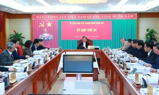 Thông báo kết luận Kỳ họp thứ 34 của Ủy ban Kiểm tra Trung ương