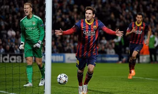 Man City-Barca (0-2): Messi giải lời nguyền