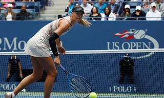 Sharapova không thể thi đấu tốt như ba vòng trước, khi vết đau khiến cô mắc nhiều lỗi.