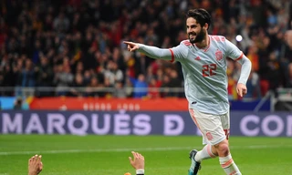 Isco vừa tỏa sáng với hat-trick cho ĐT Tây Ban Nha trong trận đại thắng Argentina
