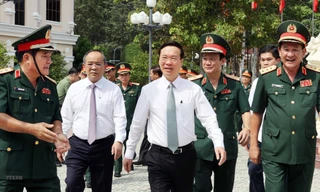 Chủ tịch nước Võ Văn Thưởng làm việc tại Quân khu 9