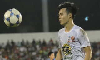 Văn Toàn là tác giả bàn thắng duy nhất của trận đấu. Ảnh: Zing