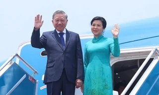 Tổng Bí thư Tô Lâm và Phu nhân rời Hà Nội, lên đường thăm cấp Nhà nước Kazakhstan, Azerbaijan, Belarus và thăm chính thức Liên bang Nga. Ảnh: TTXVN