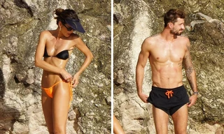 Thủ môn tuyển Đức và bạn gái siêu mẫu ở đảo thượng lưu