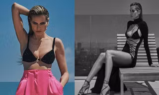 Heidi Klum phô diễn vòng một ‘rực lửa’ với váy cắt khoét siêu táo bạo