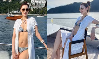 ‘Hoa hậu đẹp nhất Hong Kong’ khoe dáng nuột với bikini hậu sinh nhật 52 tuổi
