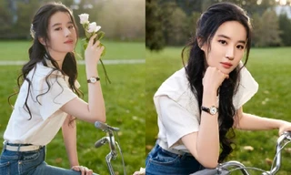 Lưu Diệc Phi gây 'bão' mạng xã hội đầu năm, U40 mà như nữ sinh đại học