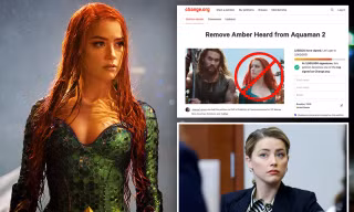Thất thế trước Johnny Depp, hơn 2 triệu người kiến nghị đuổi Amber Heard khỏi ‘Aquaman 2’