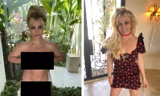 Britney Spears liên tục tung ảnh khỏa thân gây tranh cãi, Kim Kardashian ‘nằm không dính đạn’