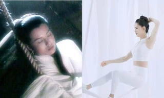 Lý Nhược Đồng tái hiện cảnh ngủ trên dây trong ‘Thần điêu đại hiệp’ mừng sinh nhật tuổi 56