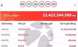 Bản tin 8H: Tỷ phú Vietlott mới trúng hơn 22 tỷ đồng