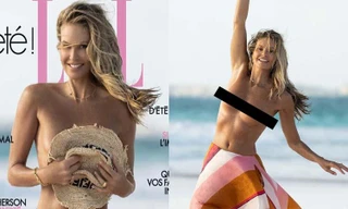 Siêu mẫu 58 tuổi Elle Macpherson chụp ngực trần nóng bỏng 