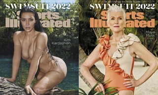 Kim Kardashian, mẹ tỷ phú Elon Musk lên bìa tạp chí áo tắm ‘hot’ nhất hành tinh