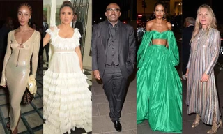 Siêu mẫu 9x phô ngực trần phản cảm tại bữa tiệc toàn sao của Tổng biên tập Vogue Anh