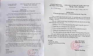 Bản tin 8H: Một xã yêu cầu người dân chỉ ra ngoài khi cần thiết, phát phiếu đi chợ