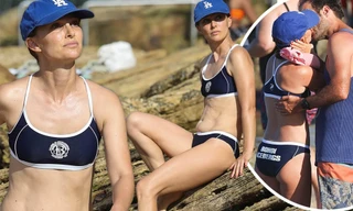 ‘Thiên nga đen’ Natalie Portman diện bikini lộ vòng hai nhăn nheo, ôm hôn chồng đắm đuối