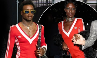 Con trai 17 tuổi của Madonna mặc váy xẻ ngực gây choáng