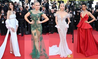 Cannes ngày 3: Anne Hathaway nền nã giữa dàn mỹ nhân chuộng ‘thả rông’, xuyên thấu