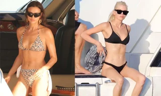 Tình cũ của Ronaldo mặc bikini bé xíu đọ dáng nóng bỏng với ‘thiên thần’ đồng tính