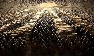 Đội quân đất nung nghìn tượng canh giữ mộ Tần Thủy Hoàng