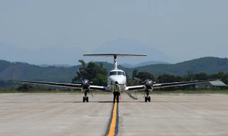 Sân bay Vân Đồn đón chuyến bay đầu tiên