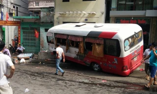 Xe khách mất phanh điên cuồng lao dốc, gây tai nạn liên hoàn ở Cát Bà