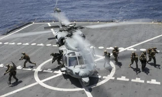 Trực thăng Thủy quân Lục chiến Mỹ tham gia diễn tập chiến đấu