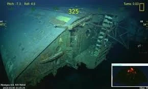 Phát hiện xác tàu sân bay Mỹ sau 7 thập kỷ dưới đáy biển