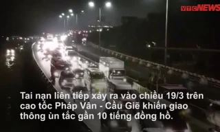 Những lần tắc đường kinh hoàng ở Hà Nội từ sáng tới đêm