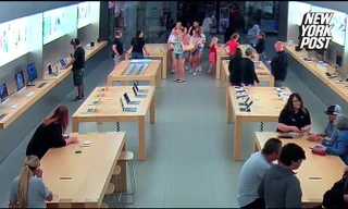 Băng cướp táo tợn lấy đi số lượng iPhone và MacBook trong chớp mắt