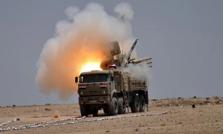 Phòng không Syria khoe hàng nóng