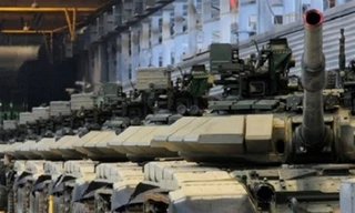 Dây chuyền lắp ráp xe tăng T-90 cho Iraq tại Nhà máy UralVagonZavod