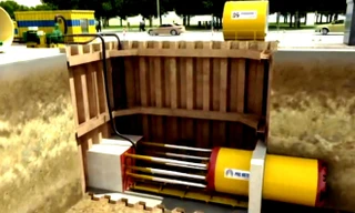 TPHCM sử dụng robot khoan ngầm làm đường ống nước thải