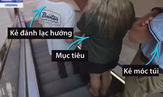 Mẹo đánh lừa thường áp dụng của những kẻ móc túi