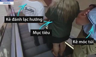 Mẹo đánh lừa thường áp dụng của những kẻ móc túi