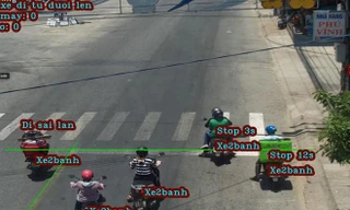 Camera nhận diện xe trên đường phố 'made in Việt Nam'