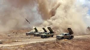 Lực lượng tên lửa, pháo binh quân đội Syria tấn công IS ở Yarmouk