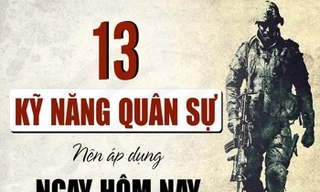 13 kỹ năng quân sự nên áp dụng ngay hôm nay
