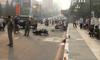 Thanh niên phóng xe tông người phụ nữ bay thành cầu tử vong